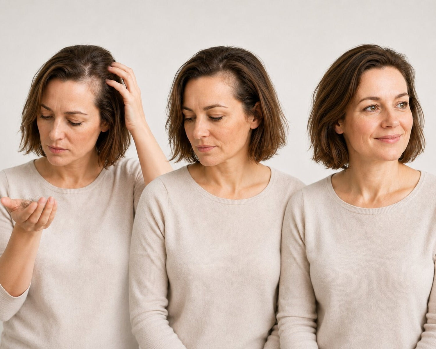 Hormonale levensfasen die de haarcyclus kunnen beïnvloeden
