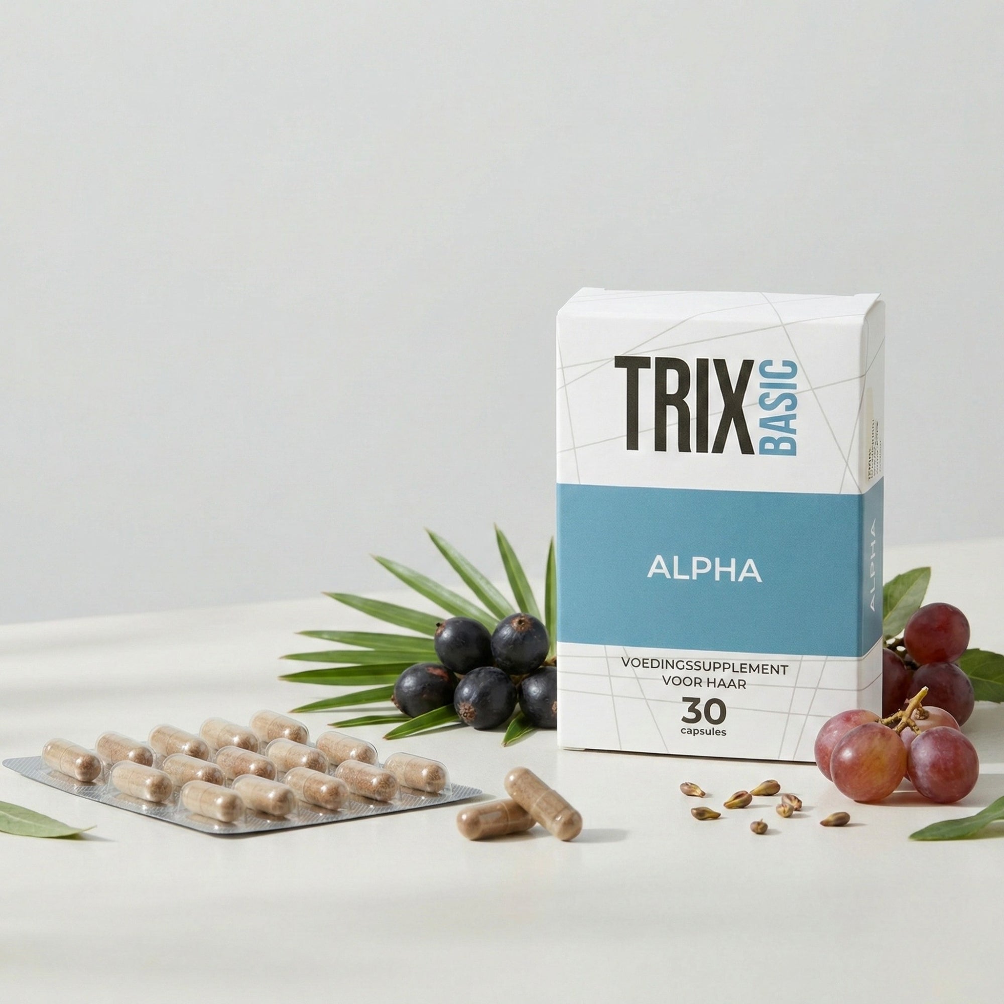 TRIX Basic Alpha met botanische ingrediënten en capsules