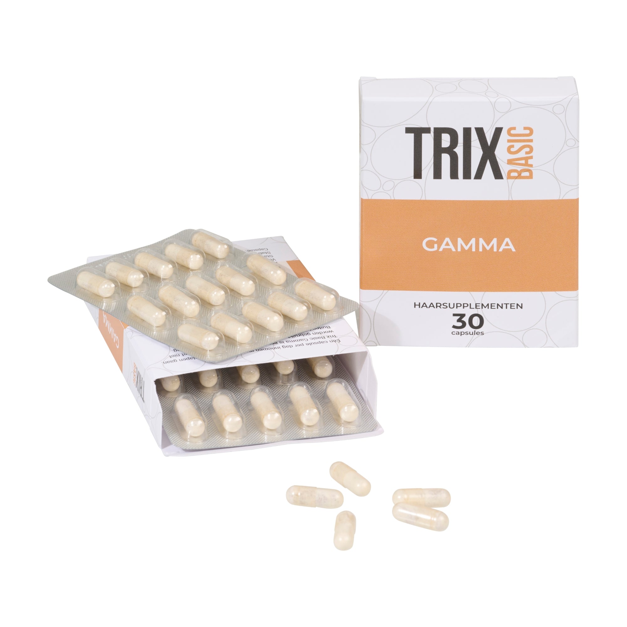 TRIX Basic Gamma verpakking met blister en capsules